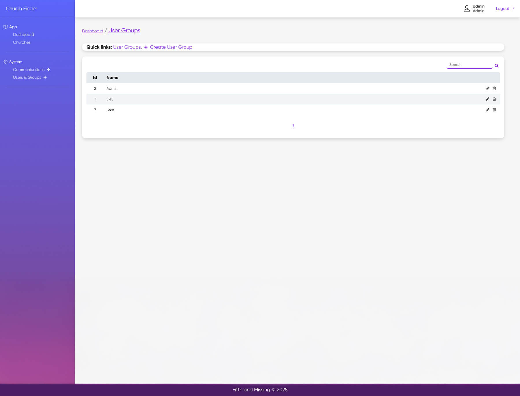 Church directory backend tools for editing records and platform data
