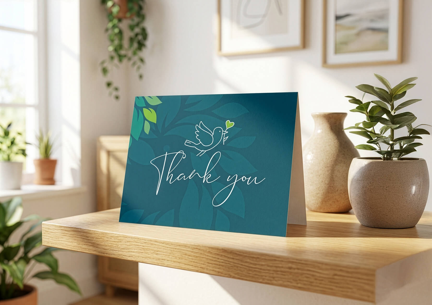 Brand card and identity collateral design example