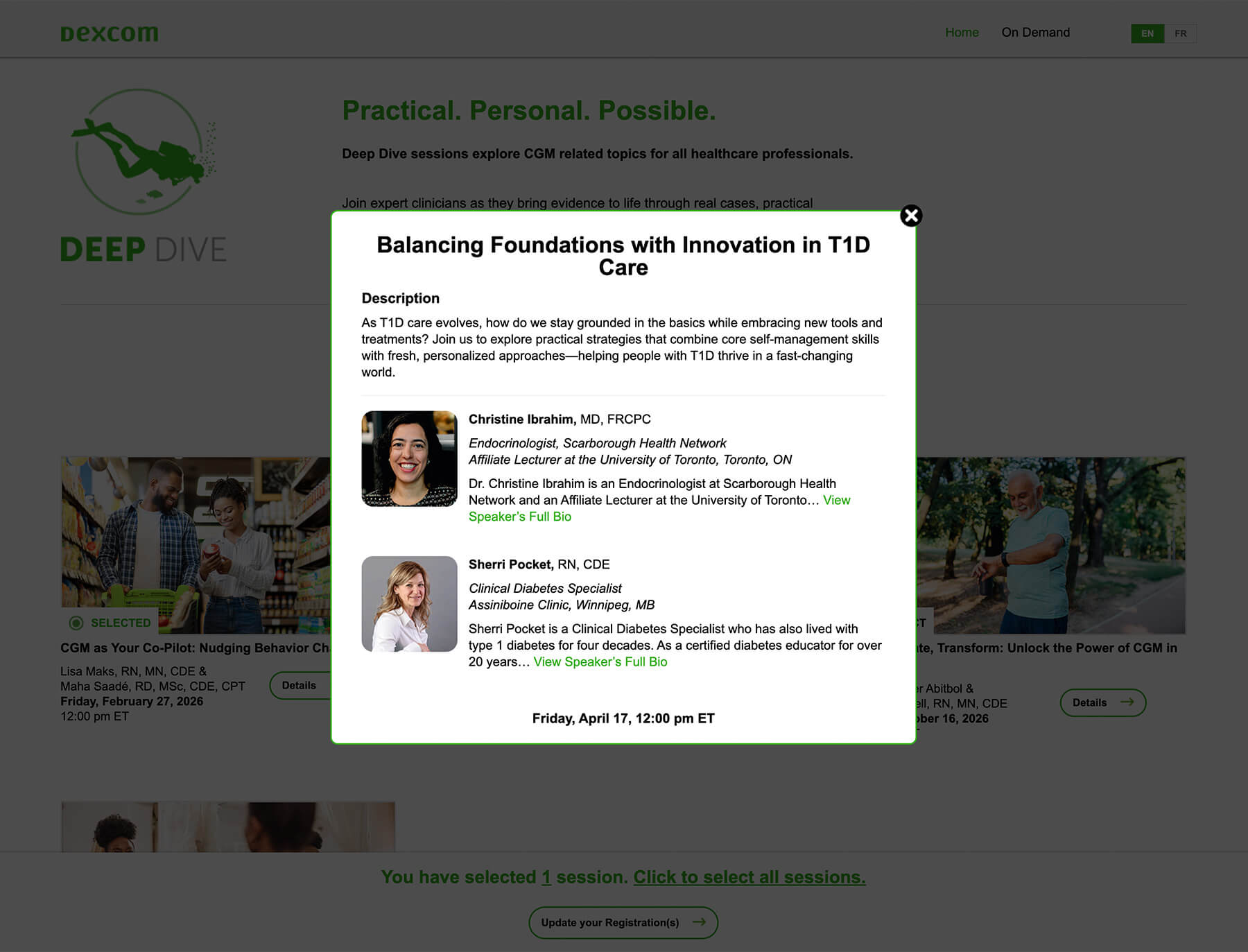 Deep Dive Webinar Details