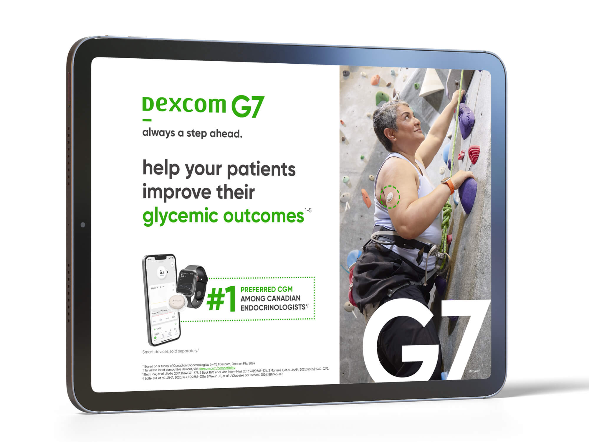 Dexcom Canada digital presentation design