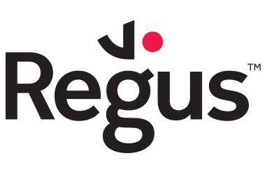 Print and digital design for Regus