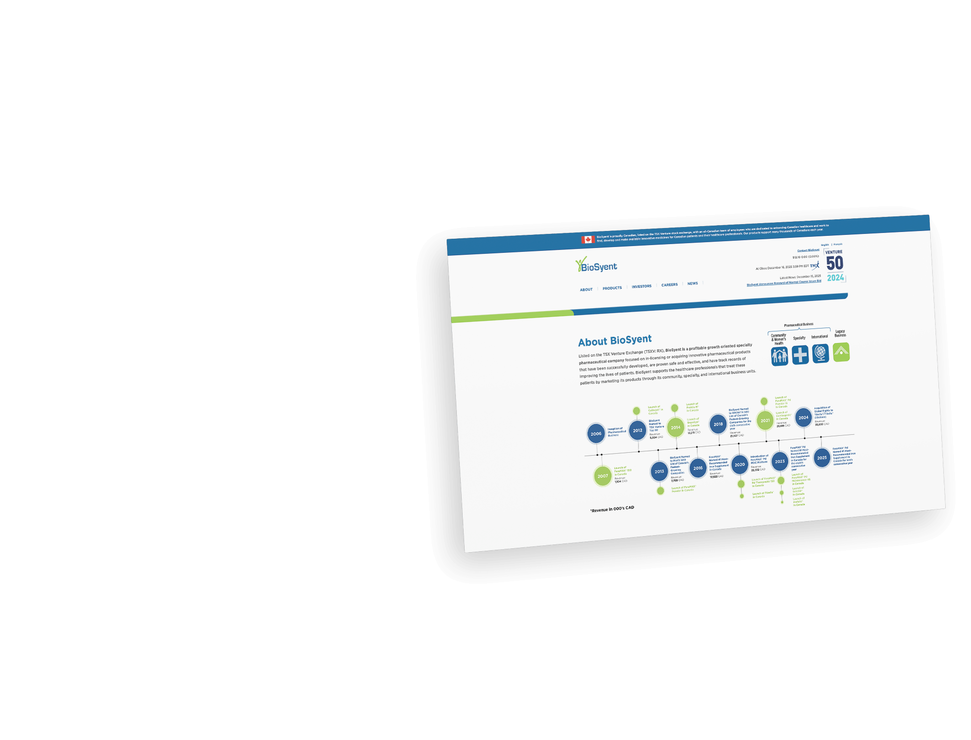 Bottom Website Screen